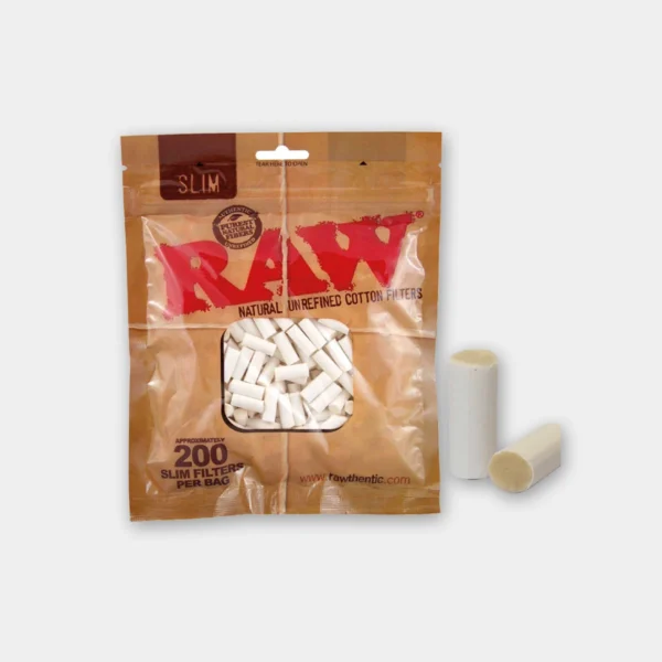 raw-slim-cotton-filters-bag RAW Slim Cotton Filters – 200 Filters